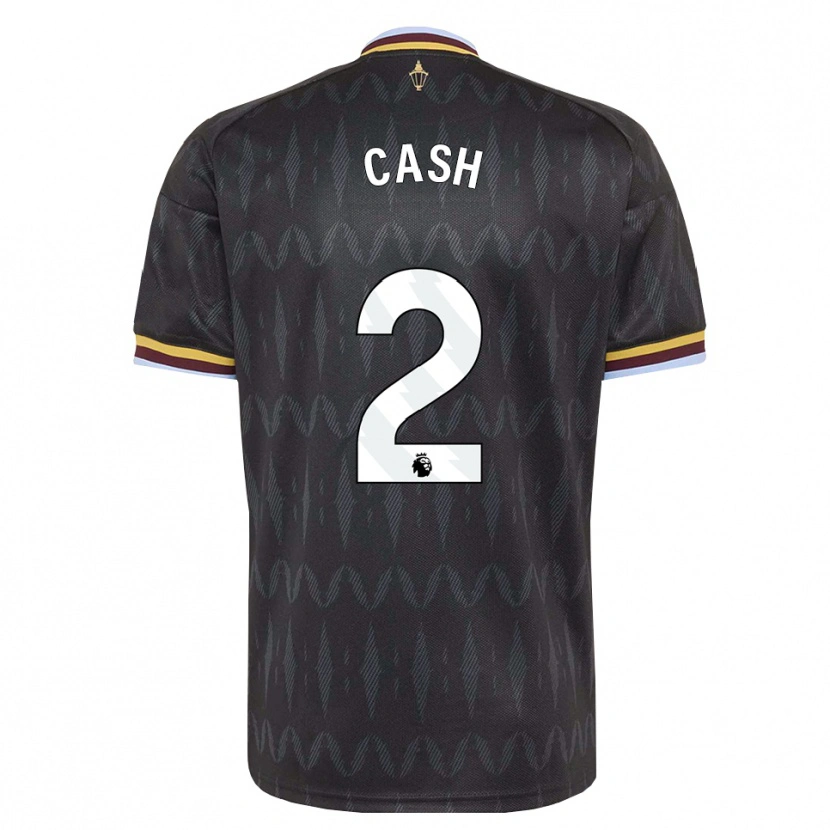 Danxen Hombre Camiseta Matty Cash #2 Azulaciano Negro Amarillo 2ª Equipación 2026/27 La Camisa