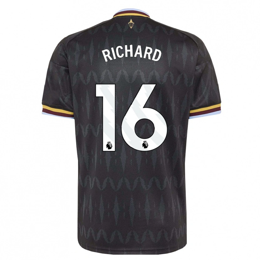 Danxen Hombre Camiseta Levi Richard #16 Azulaciano Negro Amarillo 2ª Equipación 2026/27 La Camisa