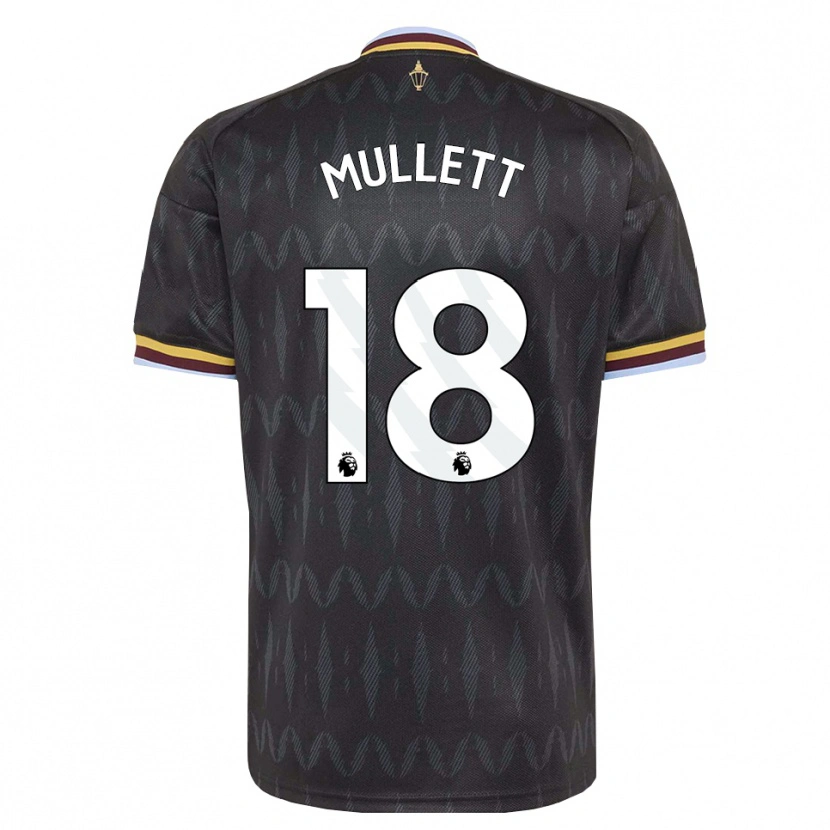 Danxen Hombre Camiseta Georgia Mullett #18 Azulaciano Negro Amarillo 2ª Equipación 2026/27 La Camisa