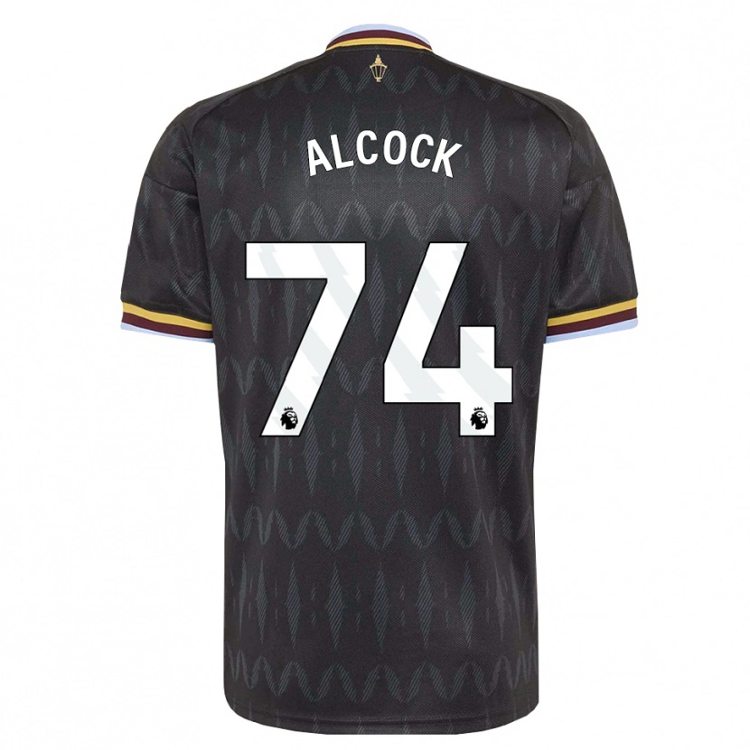 Danxen Hombre Camiseta Todd Alcock #74 Azulaciano Negro Amarillo 2ª Equipación 2026/27 La Camisa