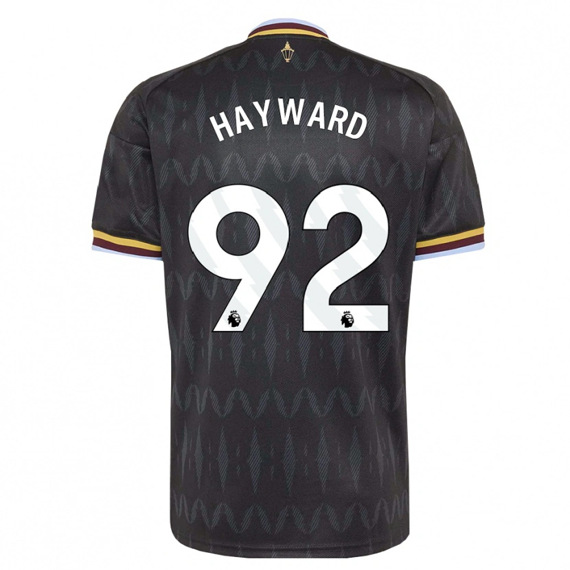 Danxen Hombre Camiseta Vinnie Hayward #92 Azulaciano Negro Amarillo 2ª Equipación 2026/27 La Camisa