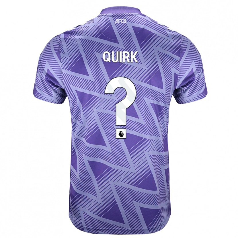 Danxen Hombre Camiseta Sophie Quirk #0 Rojovioletapálido Blanco 2ª Equipación 2026/27 La Camisa