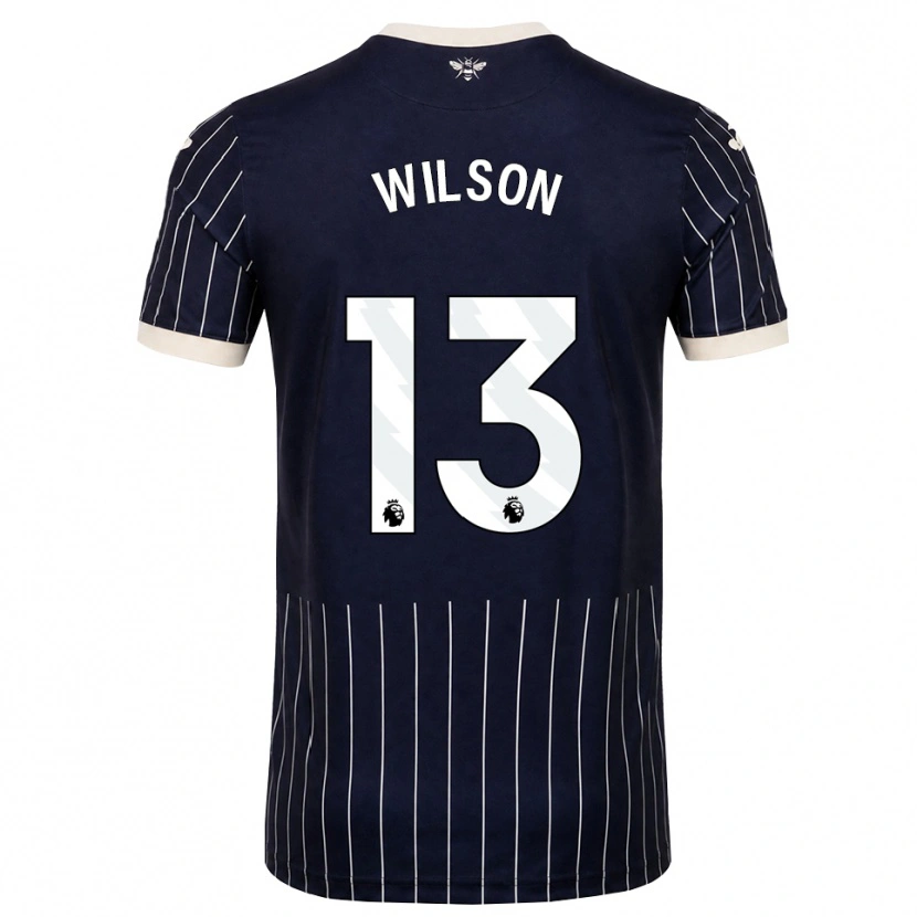Danxen Hombre Camiseta Callum Wilson #13 Negro Blanco 2ª Equipación 2026/27 La Camisa