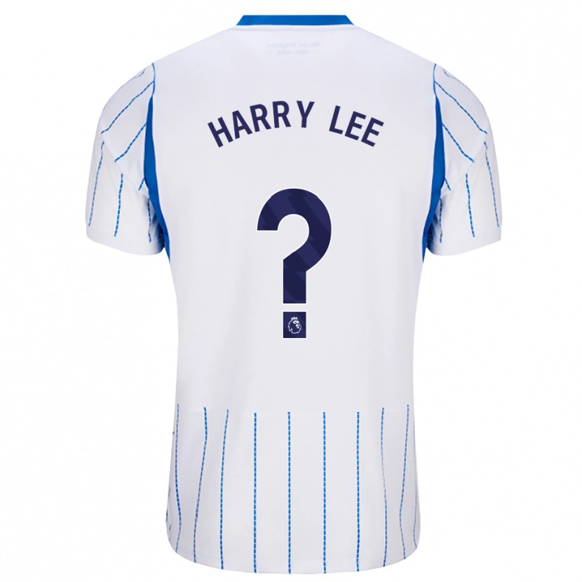 Danxen Hombre Camiseta Harry Lee #0 Azuldodger Blanco 2ª Equipación 2026/27 La Camisa