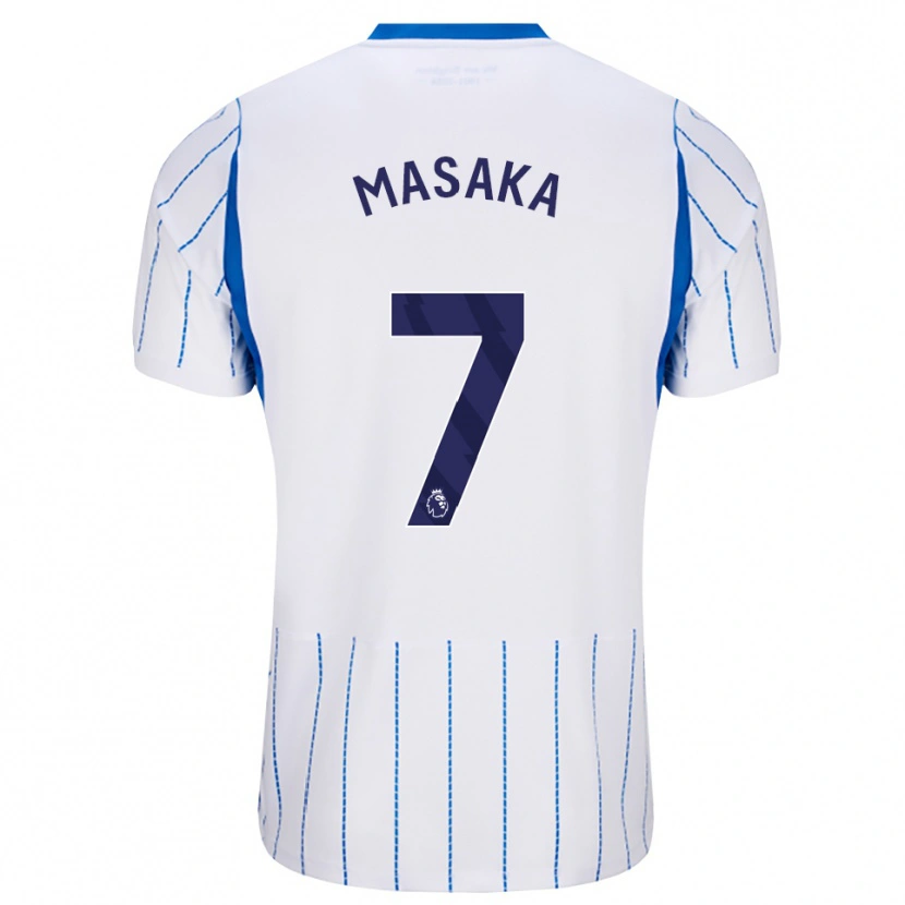 Danxen Hombre Camiseta Aisha Masaka #7 Azuldodger Blanco 2ª Equipación 2026/27 La Camisa