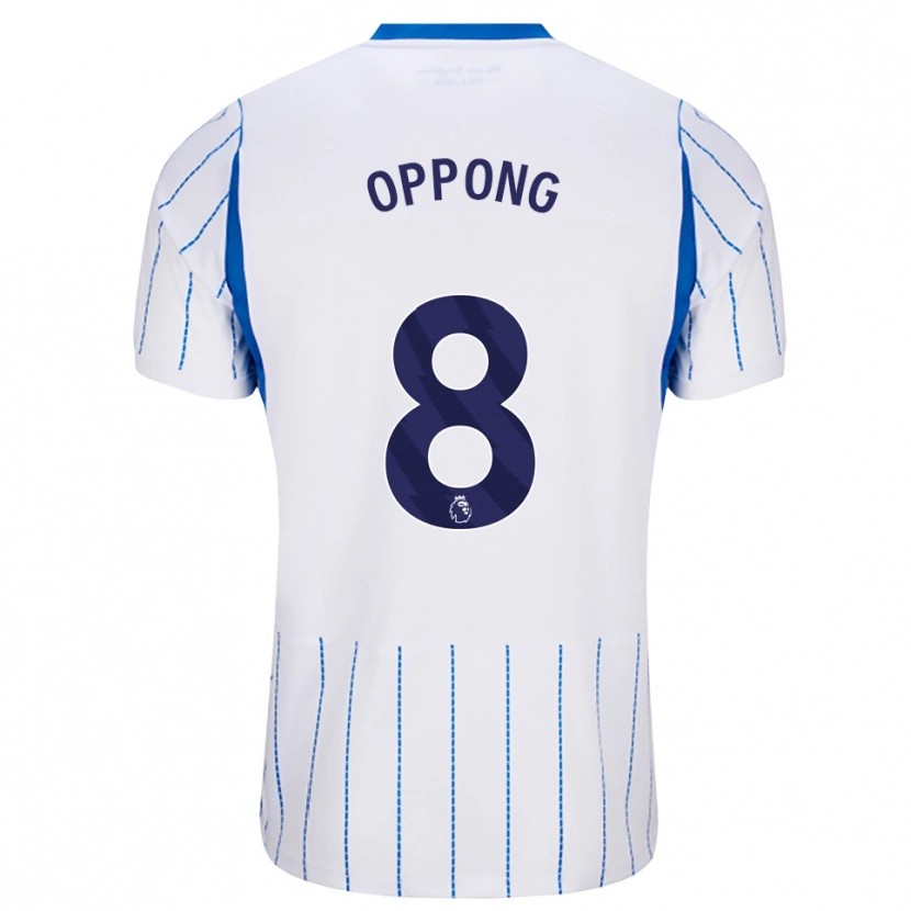 Danxen Hombre Camiseta Raffaele Oppong #8 Azuldodger Blanco 2ª Equipación 2026/27 La Camisa