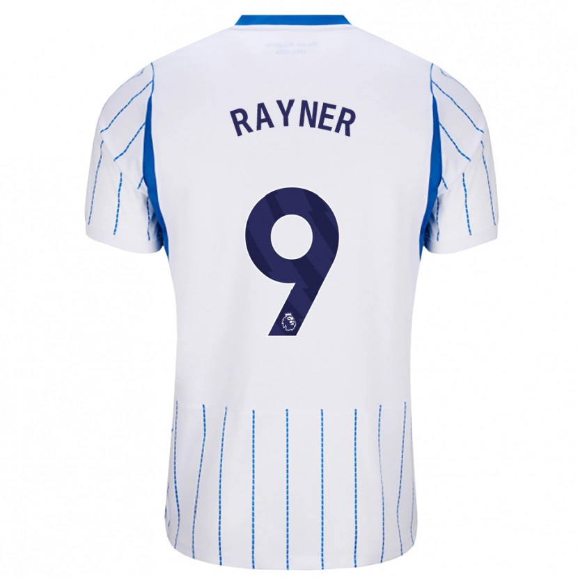 Danxen Hombre Camiseta Rebecca Rayner #9 Azuldodger Blanco 2ª Equipación 2026/27 La Camisa