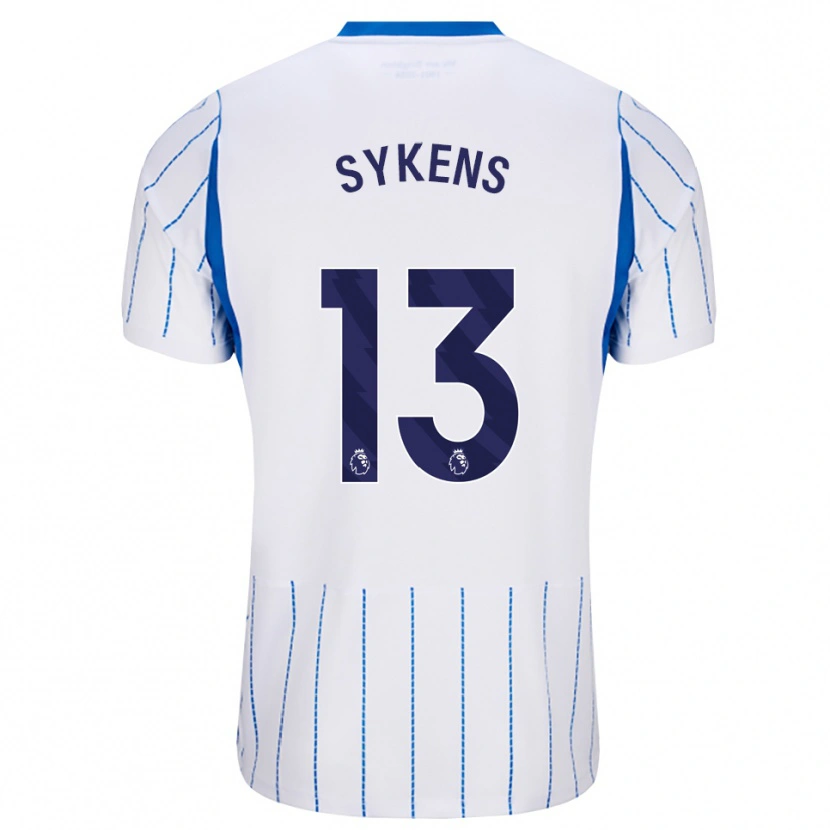 Danxen Hombre Camiseta Rory Sykens #13 Azuldodger Blanco 2ª Equipación 2026/27 La Camisa