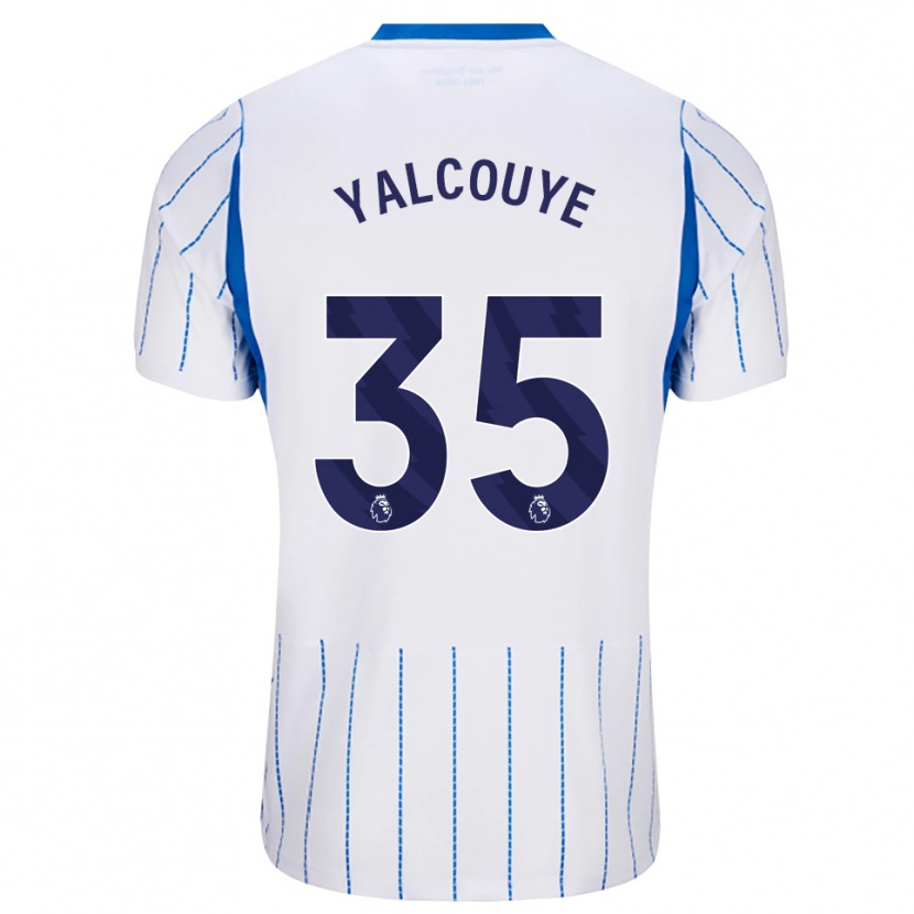 Danxen Hombre Camiseta Malick Yalcouyé #35 Azuldodger Blanco 2ª Equipación 2026/27 La Camisa
