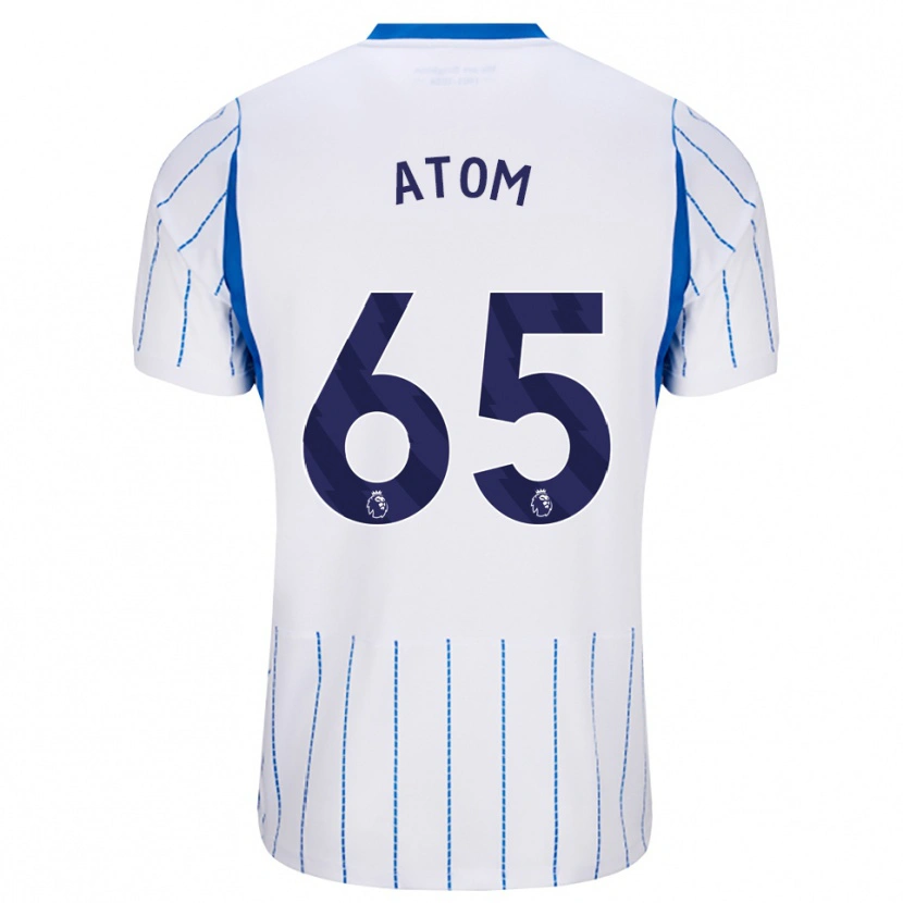 Danxen Hombre Camiseta Noel Atom #65 Azuldodger Blanco 2ª Equipación 2026/27 La Camisa