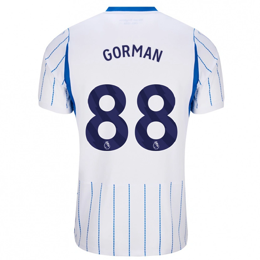 Danxen Hombre Camiseta Ronnie Gorman #88 Azuldodger Blanco 2ª Equipación 2026/27 La Camisa