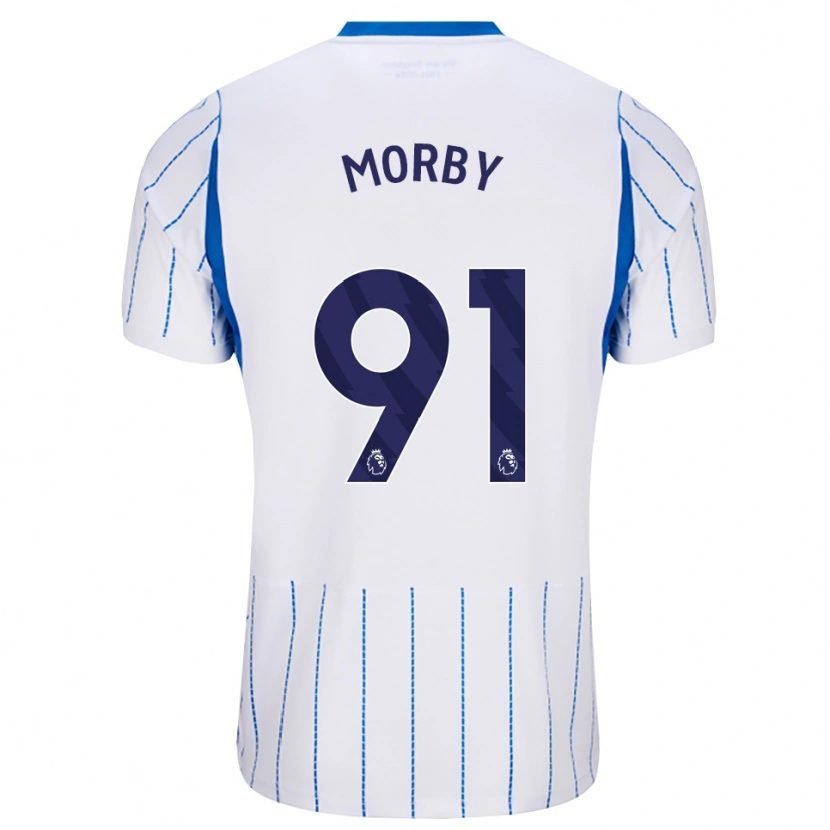 Danxen Hombre Camiseta Jackson Morby #91 Azuldodger Blanco 2ª Equipación 2026/27 La Camisa