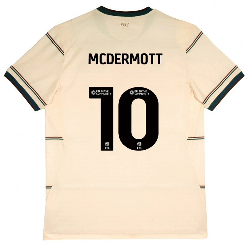 Danxen Hombre Camiseta Tommy Mcdermott #10 Beige Borgoña 2ª Equipación 2026/27 La Camisa