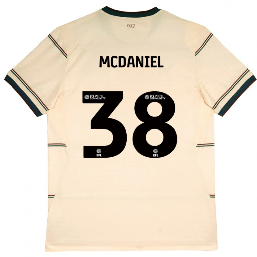 Danxen Hombre Camiseta Louise Mcdaniel #38 Beige Borgoña 2ª Equipación 2026/27 La Camisa