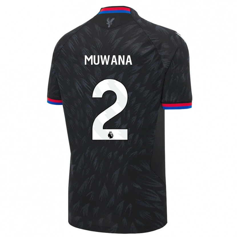 Danxen Hombre Camiseta Joshua Muwana #2 Negro Azul Rojo 2ª Equipación 2026/27 La Camisa