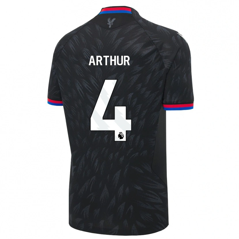 Danxen Hombre Camiseta Chloe Arthur #4 Negro Azul Rojo 2ª Equipación 2026/27 La Camisa