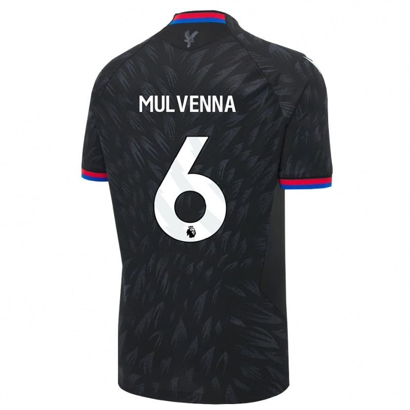 Danxen Hombre Camiseta Alfie Mulvenna #6 Negro Azul Rojo 2ª Equipación 2026/27 La Camisa