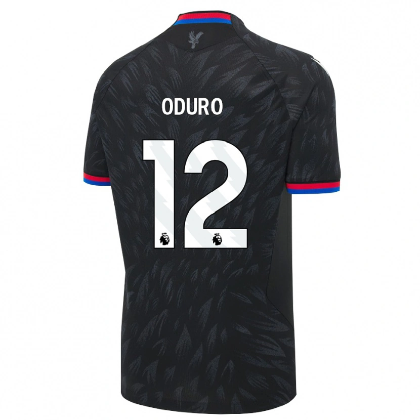 Danxen Hombre Camiseta Stuart Oduro #12 Negro Azul Rojo 2ª Equipación 2026/27 La Camisa