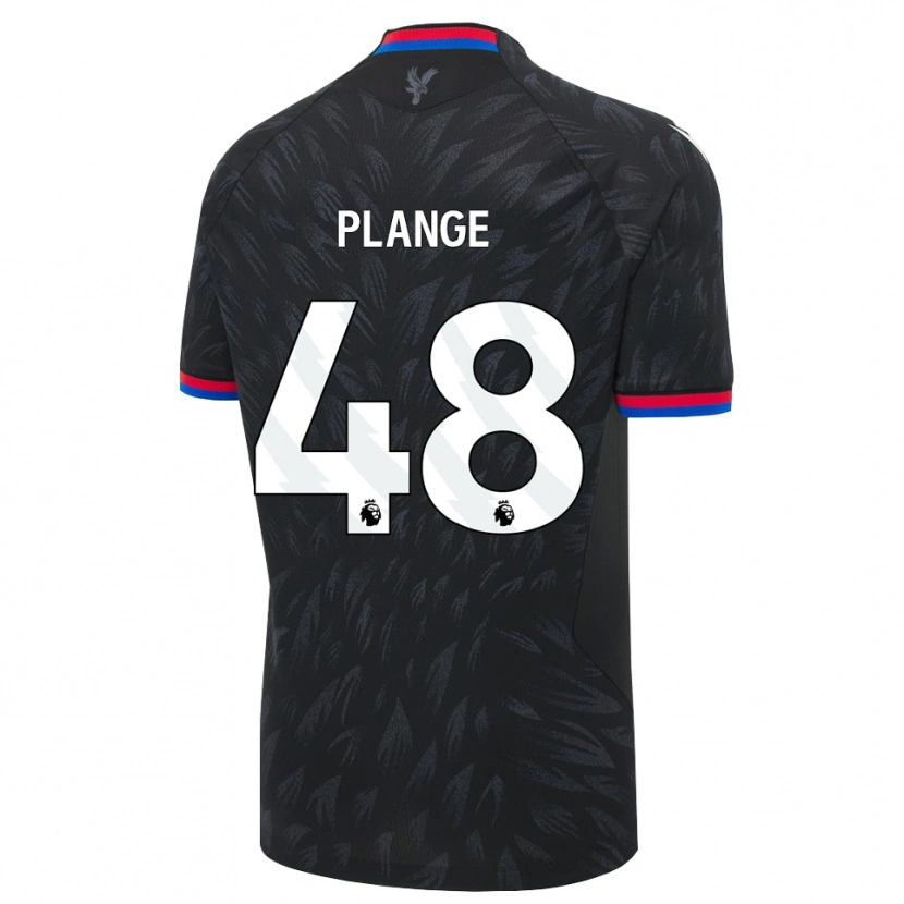 Danxen Hombre Camiseta Luke Plange #48 Negro Azul Rojo 2ª Equipación 2026/27 La Camisa