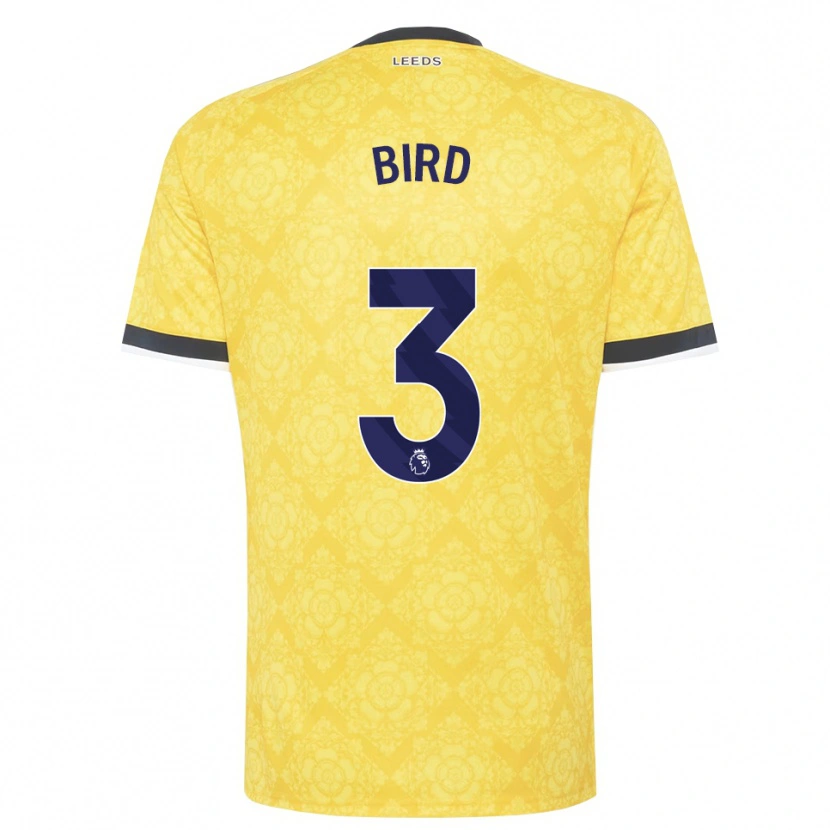 Danxen Hombre Camiseta Coban Bird #3 Amarillo Blanco Negro 2ª Equipación 2026/27 La Camisa
