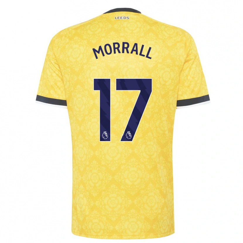 Danxen Hombre Camiseta Kai Morrall #17 Amarillo Blanco Negro 2ª Equipación 2026/27 La Camisa