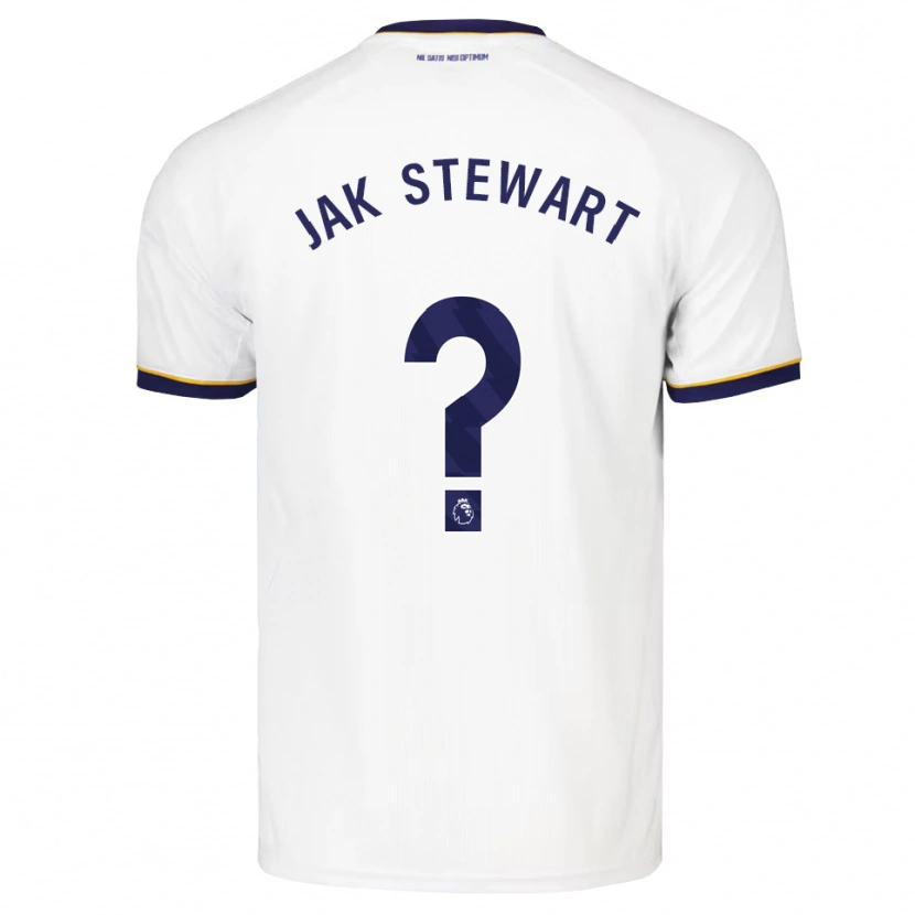 Danxen Hombre Camiseta Jak Stewart #0 Azulmedianoche Blanco Amarillo 2ª Equipación 2026/27 La Camisa