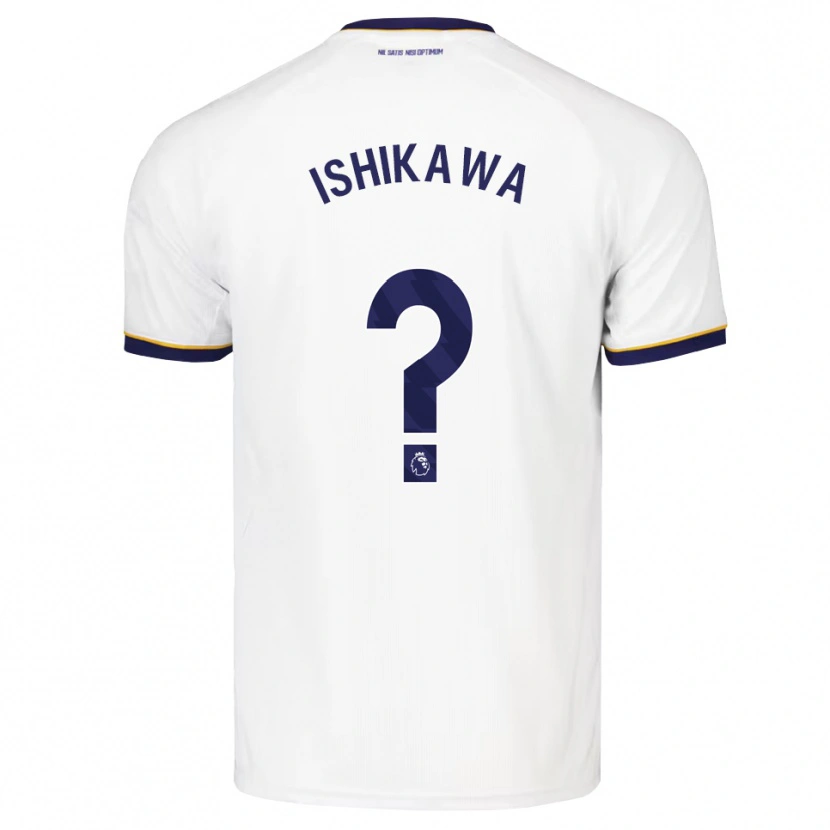 Danxen Hombre Camiseta Rion Ishikawa #0 Azulmedianoche Blanco Amarillo 2ª Equipación 2026/27 La Camisa