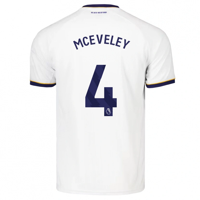 Danxen Hombre Camiseta Harlow Mceveley #4 Azulmedianoche Blanco Amarillo 2ª Equipación 2026/27 La Camisa