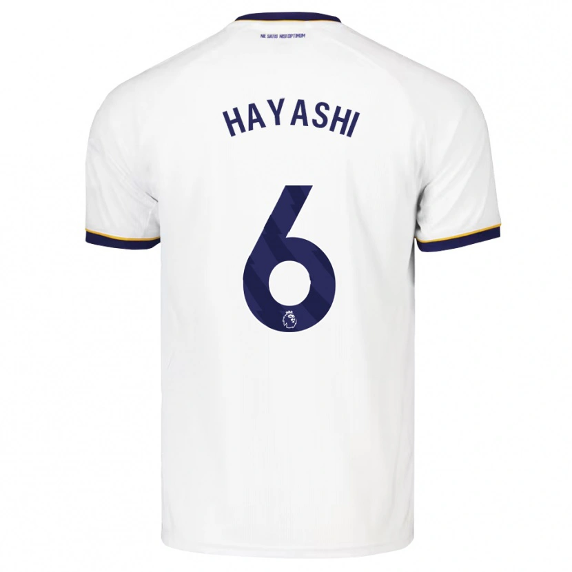 Danxen Hombre Camiseta Honoka Hayashi #6 Azulmedianoche Blanco Amarillo 2ª Equipación 2026/27 La Camisa