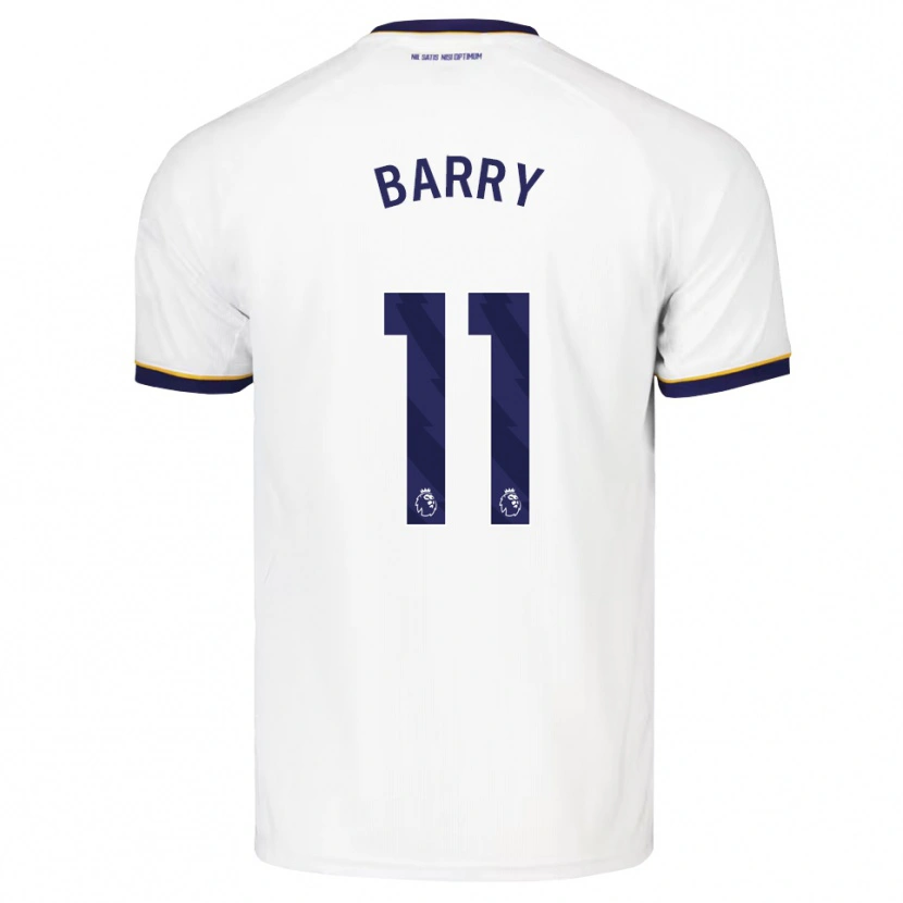 Danxen Hombre Camiseta Thierno Barry #11 Azulmedianoche Blanco Amarillo 2ª Equipación 2026/27 La Camisa