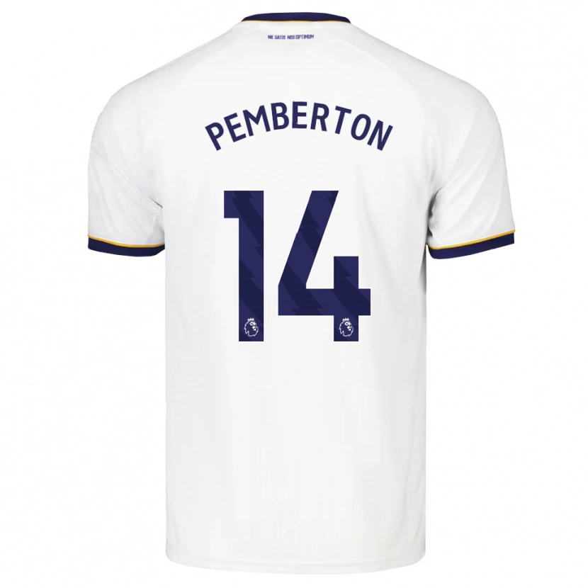 Danxen Hombre Camiseta Dafi-Tomos Pemberton #14 Azulmedianoche Blanco Amarillo 2ª Equipación 2026/27 La Camisa