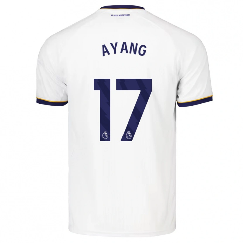 Danxen Hombre Camiseta Godswill Ayang #17 Azulmedianoche Blanco Amarillo 2ª Equipación 2026/27 La Camisa