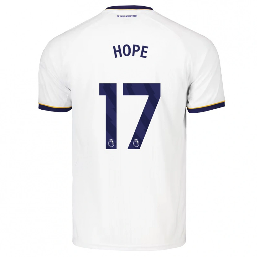 Danxen Hombre Camiseta Lucy Hope #17 Azulmedianoche Blanco Amarillo 2ª Equipación 2026/27 La Camisa