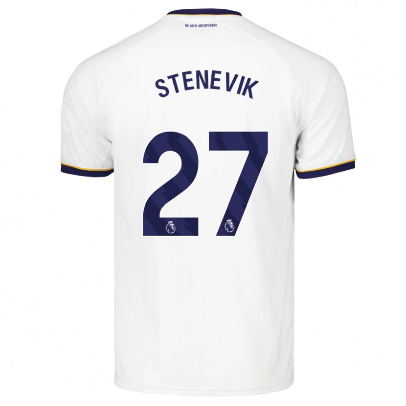 Danxen Hombre Camiseta Elise Stenevik #27 Azulmedianoche Blanco Amarillo 2ª Equipación 2026/27 La Camisa