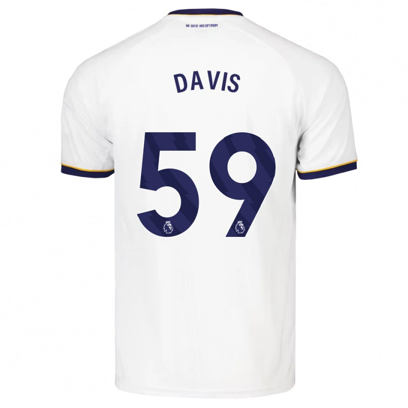 Danxen Hombre Camiseta Luca Davis #59 Azulmedianoche Blanco Amarillo 2ª Equipación 2026/27 La Camisa