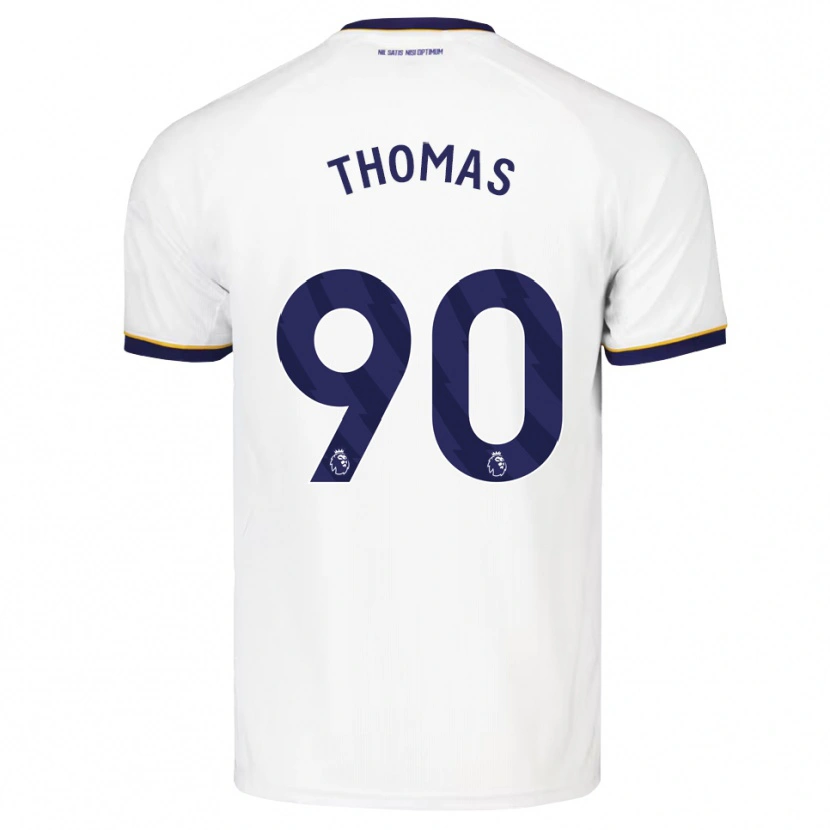 Danxen Hombre Camiseta Aled Thomas #90 Azulmedianoche Blanco Amarillo 2ª Equipación 2026/27 La Camisa