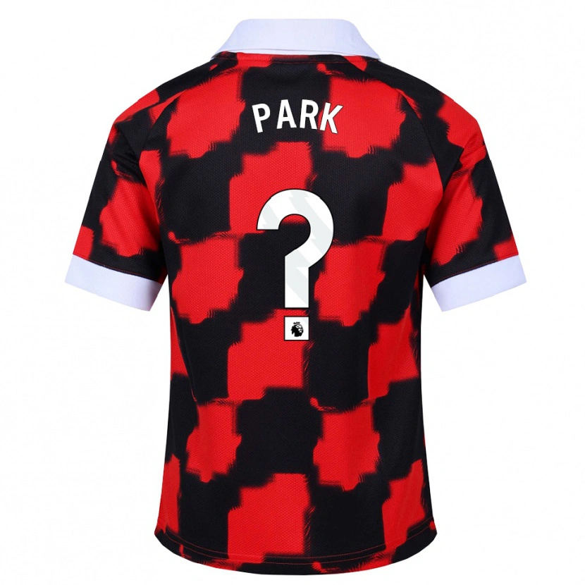 Danxen Hombre Camiseta Damon Park #0 Rojo Blanco Negro 2ª Equipación 2026/27 La Camisa
