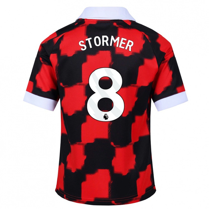 Danxen Hombre Camiseta Becky Stormer #8 Rojo Blanco Negro 2ª Equipación 2026/27 La Camisa