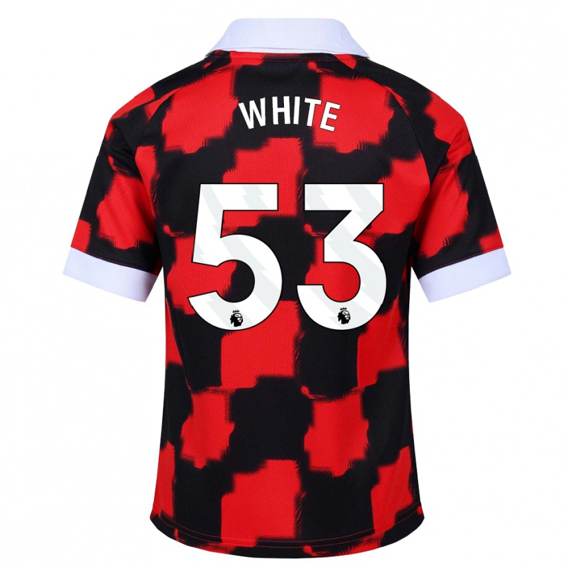Danxen Hombre Camiseta Alfie White #53 Rojo Blanco Negro 2ª Equipación 2026/27 La Camisa