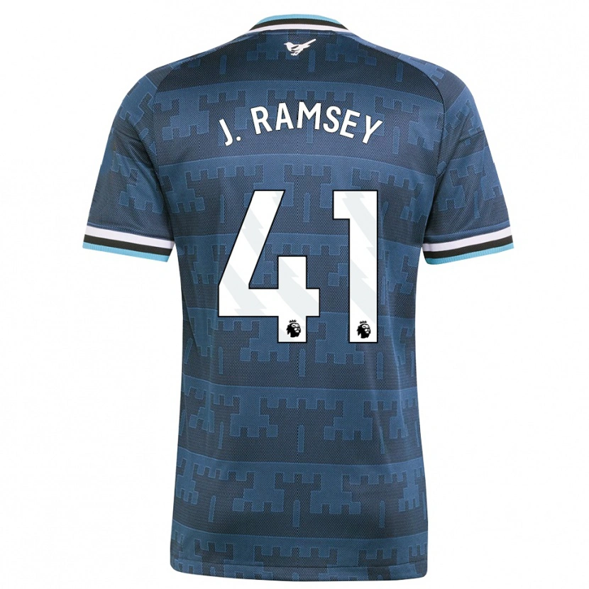 Danxen Hombre Camiseta Jacob Ramsey #41 Amarillo Negro Azul 2ª Equipación 2026/27 La Camisa