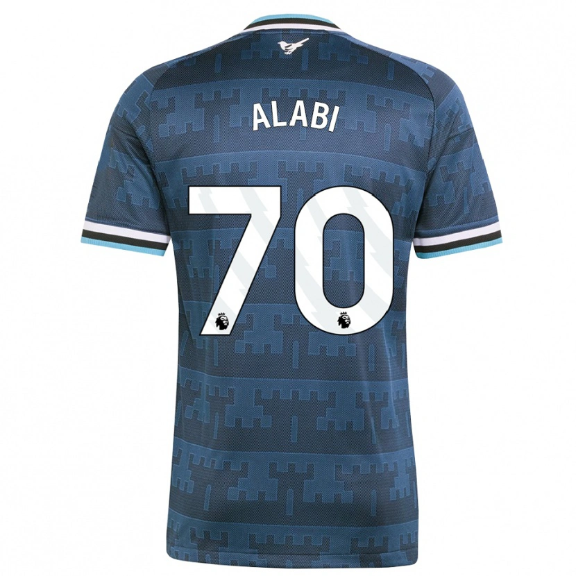 Danxen Hombre Camiseta Sam Alabi #70 Amarillo Negro Azul 2ª Equipación 2026/27 La Camisa