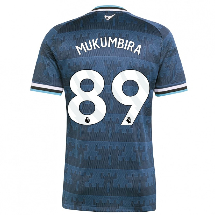 Danxen Hombre Camiseta Leon Mukumbira #89 Amarillo Negro Azul 2ª Equipación 2026/27 La Camisa