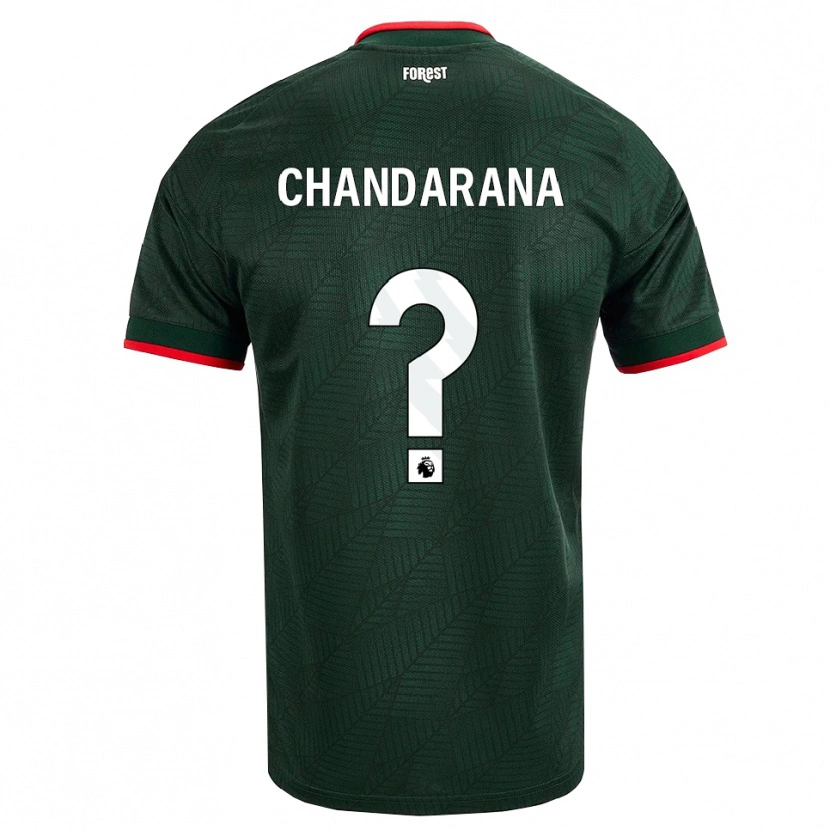 Danxen Hombre Camiseta Millie Chandarana #0 Verdeoscuro Rojo 2ª Equipación 2026/27 La Camisa