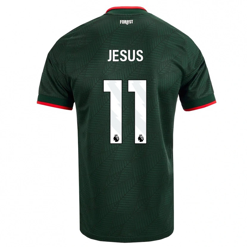 Danxen Hombre Camiseta Igor Jesus #11 Verdeoscuro Rojo 2ª Equipación 2026/27 La Camisa