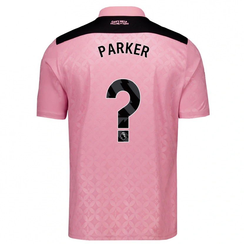 Danxen Hombre Camiseta Daniel Parker #0 Rosaclaro Negro 2ª Equipación 2026/27 La Camisa