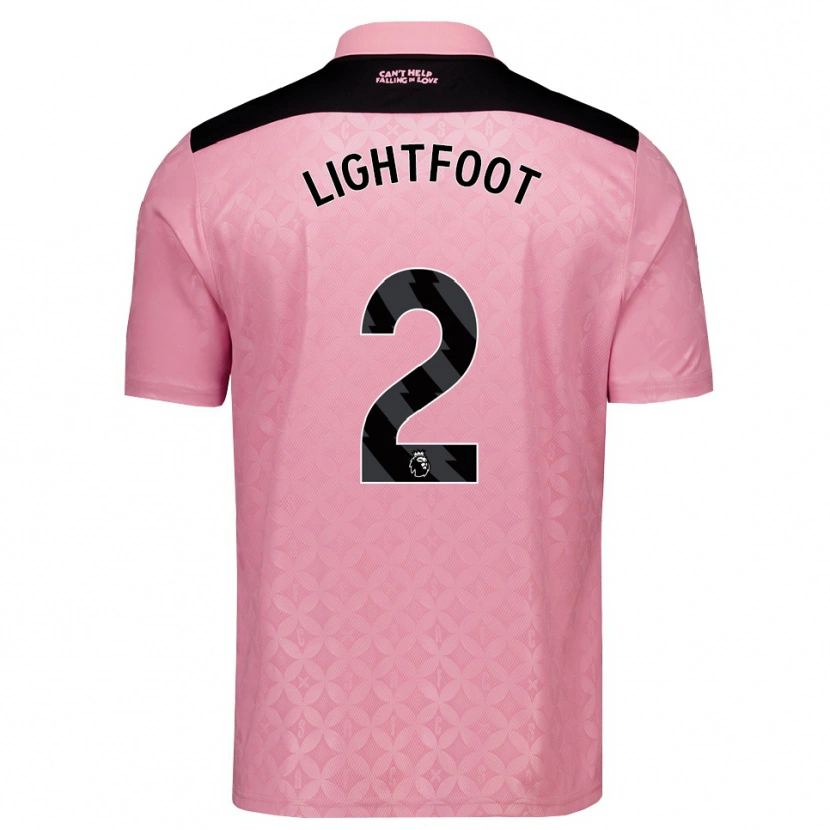 Danxen Hombre Camiseta Archie Lightfoot #2 Rosaclaro Negro 2ª Equipación 2026/27 La Camisa