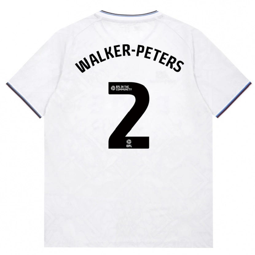 Danxen Hombre Camiseta Kyle Walker-Peters #2 Borgoña Blanco 2ª Equipación 2026/27 La Camisa