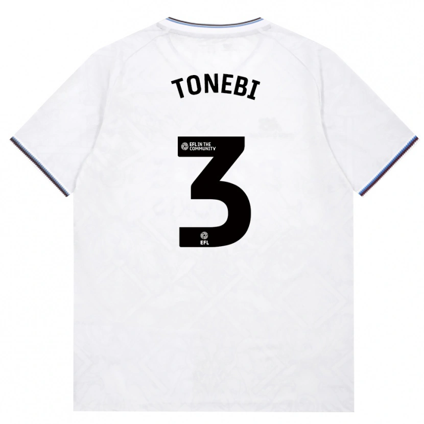 Danxen Hombre Camiseta Concilio Tonebi #3 Borgoña Blanco 2ª Equipación 2026/27 La Camisa
