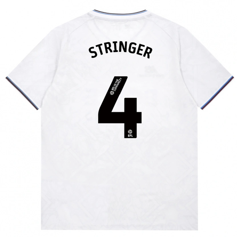 Danxen Hombre Camiseta Abbey Leigh Stringer #4 Borgoña Blanco 2ª Equipación 2026/27 La Camisa