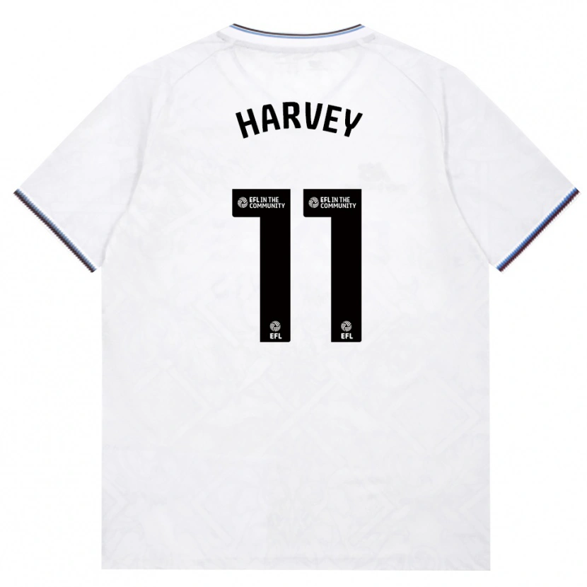 Danxen Hombre Camiseta Ros Harvey #11 Borgoña Blanco 2ª Equipación 2026/27 La Camisa